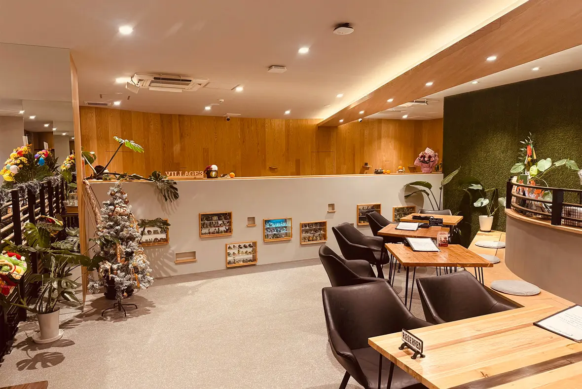 店内カフェスペース